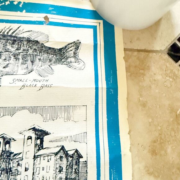 Vtg 1971 Winnisquam Lake Poster New Hampshire 21x 28 in NH Original - Picture 10 of 11